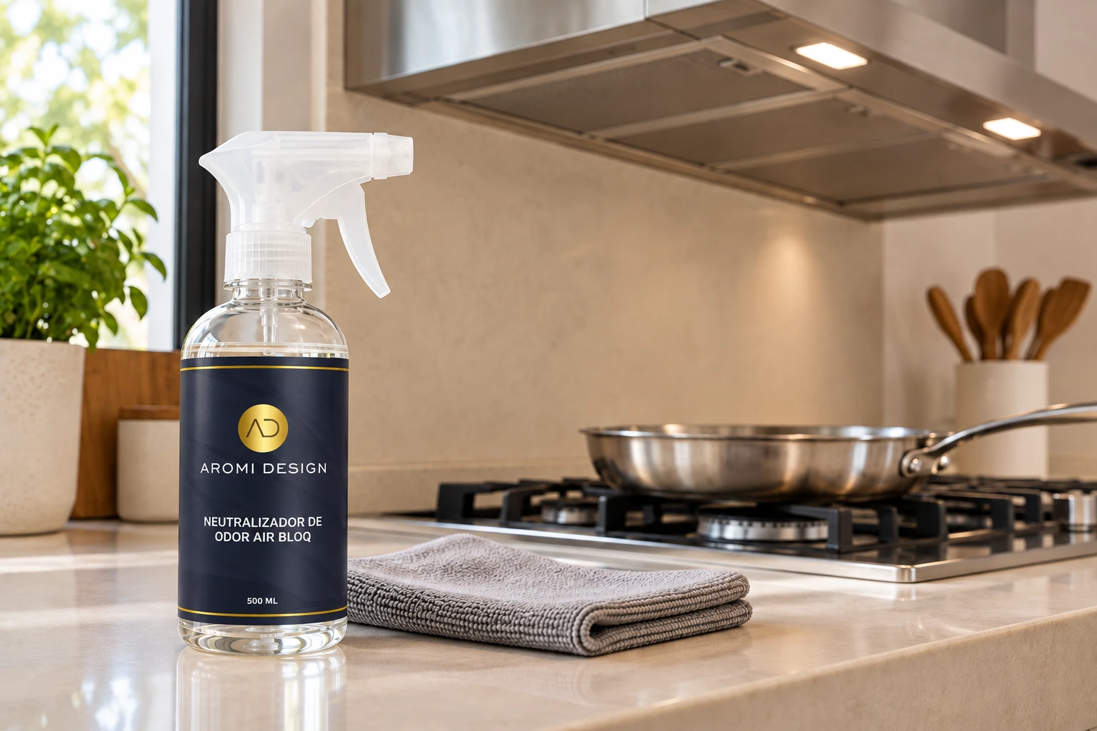 Neutralizador Aromi Design em cozinha